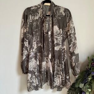 Johnny Was 4 Love & Liberty Floral Silk Kimono